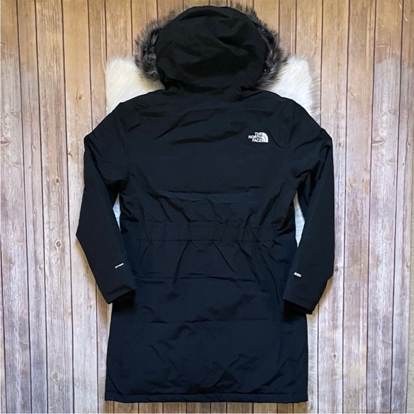 The North Face Women’s Arctic Parka Waterproof Black Coat - Picture 7 of 10